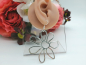 Preview: silber Blumen Ohrringe